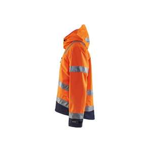 BLAKLADER - 483719775389L Veste imperméable haute visibilité Orange/Bleu marine-EAN 7330509231418 HI-VIS WORKWEAR - Product Image 5