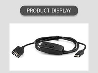 OEM Maßgefertigtes Flaches USB-Typ-C-Verlängerungskabel mit Niedrigem Profil, Weiblich-Männlich, 90 Grad Abgewinkelt, 0,3m PVC