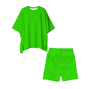 Custom Checkered Prints Womens Bamboo Oversized <strong>Lounge</strong> <strong>Set</strong> <strong>Plus</strong> <strong>Size</strong> Workout Sweatsuits T-Shirt with Biker Shorts Outfits <strong>Sets</strong> - Product Image 3