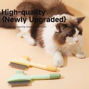 JZ-Cepillo eléctrico de masaje para mascotas con función de pulverización, peine de aseo portátil para perros y gatos, herramienta para el cuidado del cabello de mascotas con logotipo personalizado OEM - Product Image 4