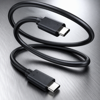 Câble USB noir 5G Super Rapide, conducteur en cuivre, 65 conducteurs, synchronisation de données haute vitesse, charge automatique pour smartphones et tablettes