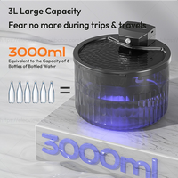Distributeur d'eau chauffante intelligent pour animaux de compagnie Elecpet, capteur, 2500 mAh, ultra silencieux, recharge, fontaine à eau chauffante pour chat