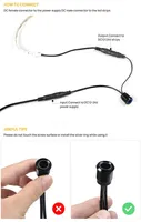 Kit DIY de bande LED à intensité variable en continu DC 12V/24V avec interrupteur tactile encastré en métal pour lit, placard, armoire