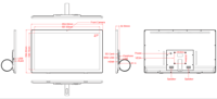Industrial grande Android Tablet 21,5 pulgadas 24 pulgadas 27 pulgadas impermeable Android Tablet PC