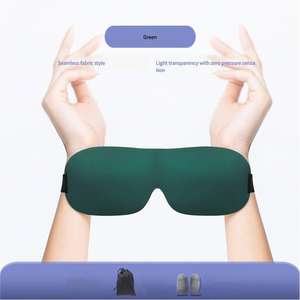 Antifaz para Dormir de Algodón Tejido Suave y Satinado, Cómodo, Elástico, para Uso Doméstico, con Logotipo Personalizado OEM, Venta al Por Mayor - Product Image 4