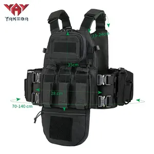 Chaleco táctico Yakeda Modular de operaciones especiales cortado con láser Tactico Plater Carrier Chaleco táctico Plate Carrier