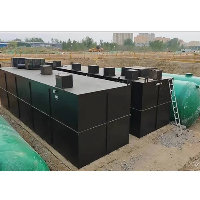 Equipo de tratamiento de aguas residuales, contenedor de cuartos residencial de alta calidad
