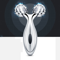 Rouleau facial 3D en forme de V, appareil de massage pour le visage