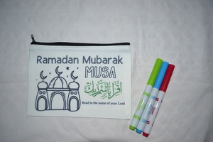 Bolsas de Regalo de Algodón Personalizadas con Actividades Islámicas, <span class=keywords><strong>Bolsa</strong></span> de Regalo <span class=keywords><strong>para</strong></span> Fiesta de Ramadán, Bolsas de Regalo con Cordón de Algodón <span class=keywords><strong>para</strong></span> Ramadán - Product Image 6