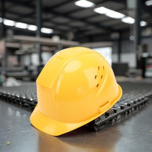Adjustable 6-Point Industrial <b>Hard</b> <b>Hat</b> Labor Safety Helmet Made of HDPE/ABS Materials EN397 Certified for Construction Sites - Product Image 1