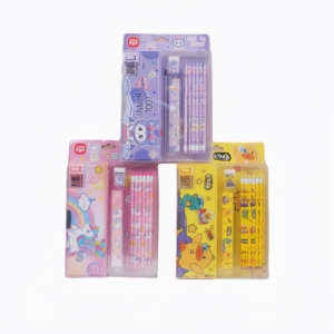 Ensemble de règles mignonnes personnalisées XPM, papeterie, trousse à crayons multifonctionnelle de grande capacité, boîte à crayons, ensemble de papeterie, cadeau pour enfants - Product Image 1