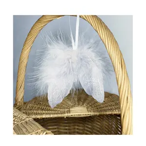 Üretici sıcak satış beyaz tüy melek Wingschina ve büyük kostüm melek tüy kanatları düğün için