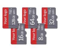Meistverkaufte Großhandels-TF- und SD-Speicherkarten 4GB, 128GB Plastikkarten U3/Class 10 Geschwindigkeit