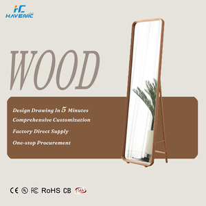 <span class=keywords><strong>Espejo</strong></span> <span class=keywords><strong>de</strong></span> pie rectangular con marco <span class=keywords><strong>de</strong></span> madera nórdica, <span class=keywords><strong>de</strong></span> <span class=keywords><strong>cuerpo</strong></span> <span class=keywords><strong>entero</strong></span>, con esquinas redondeadas, tipo caballete, para vestidor. - Product Image 1