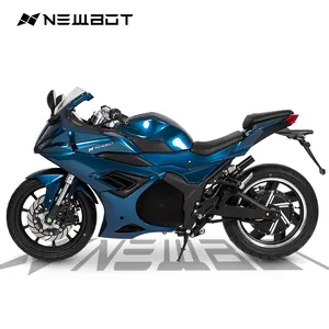 Newbot Eec Coc Storm 5000W 72V 86ah Blauwe Snelle Elektrische Motorfiets Motorfiets Roller Sportbike Superbike