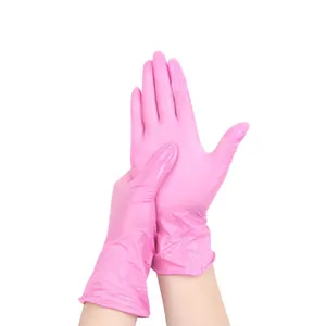 Hot Sale High Quality Powder Free Latex Nitrile Gloves For Tattoo Hair Nail Beauty Salon Usage