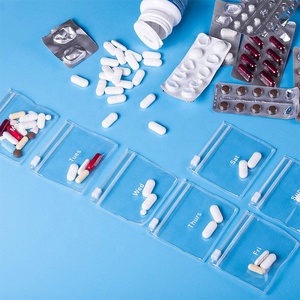 Pilulier plastique Anti-oxydation, pochette imprimée personnalisée, pour médicaments, usage quotidien, étanche, réutilisable, piluliers pour vitamines, huile <span class=keywords><strong>de</strong></span> gingembre - Product Image 4