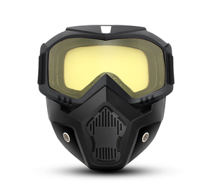 Lunettes de motocross modernes en silicone Darklight, coupe-vent, protection UV, tout-terrain - Product Image 5
