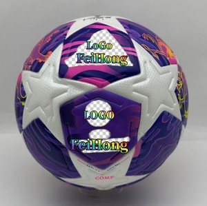 Pallone da Calcio Finale Stagione Europea 2026, Materiale PU Effetto Specchio, Misura 5, Pallone da Calcio di Alta Qualità per Allenamento <span class=keywords><strong>e</strong></span> Partite, Logo Personalizzabile - Product Image 1