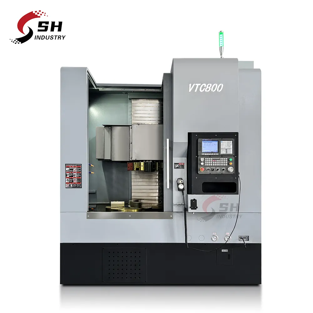 Nhà Máy Bán buôn dọc quay CNC Lathe vtc800 vtc850 fanuc hệ thống CNC máy tiện đứng