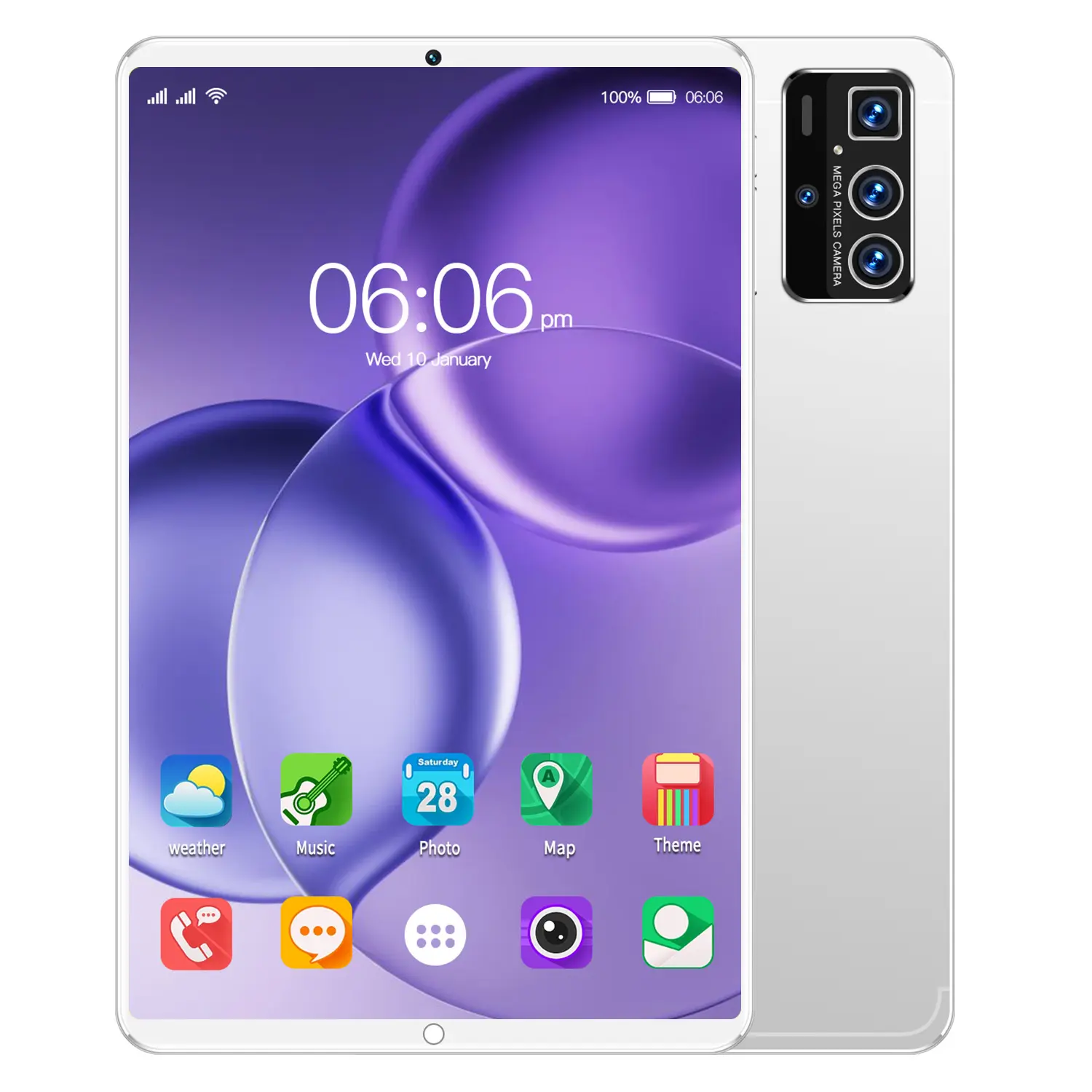 Nueva y popular tableta inteligente Android Pro14 con pantalla IPS HD de 10 pulgadas, WiFi, Bluetooth, GPS, llamada 3G, Android 12,0, tableta, Netbook Pad Pro 14