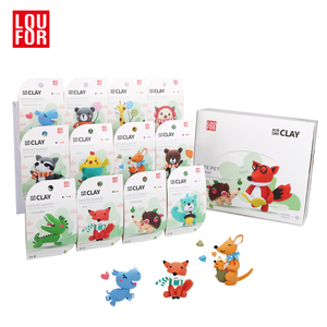 <span class=keywords><strong>Argile</strong></span> à séchage à l'air <span class=keywords><strong>auto</strong></span>-<span class=keywords><strong>durcissante</strong></span> 24 couleurs Boîte en plastique Artisanat de la maternelle - Product Image 5