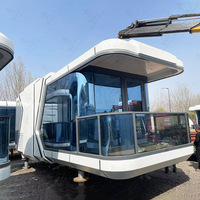 Maison mobile Sunshine House en acier inoxydable pour station balnéaire estivale, transformable en conteneur, avec climatisation