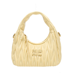 Sac à main fourre-tout plissé en cuir véritable pour femme avec fermeture éclair sous le bras - Product Image 5