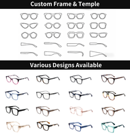 Gafas Ópticas al por Mayor: Montura Cuadrada Retro de Acetato con Protección Anti-luz Azul, Bisagra de Alta Calidad, Cable Central y Logotipo Personalizado para Hombre y Mujer