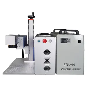 Machine de marquage laser UV couleur multifonction 3D portable 3W 5W 10W pour l'aluminium refroidi à l'eau pour le verre