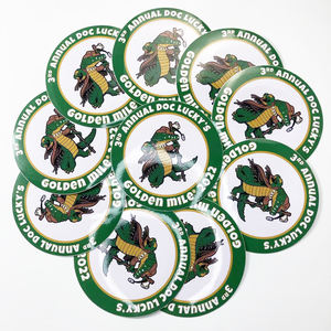 Impresión de lujo de alta calidad, producto para el cuidado de la salud, pequeño rollo de logotipo personalizado, etiqueta adhesiva BOPP blanca impermeable para botella - Product Image 3