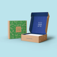 Boîte d'emballage recyclable ondulée avec logo personnalisé Boîte de papier de parfum pliable pour hommes et femmes