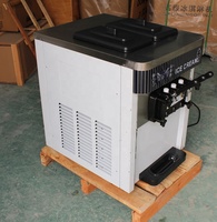 YINSHUO BQC-1800 Machine à glace molle de comptoir en acier inoxydable 3 saveurs, pour lait et eau, économe en énergie, usage commercial