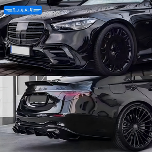 Kit Carrozzeria in Fibra di Carbonio B per <span class=keywords><strong>Mercedes</strong></span>-<span class=keywords><strong>Benz</strong></span> <span class=keywords><strong>Classe</strong></span> <span class=keywords><strong>S</strong></span> S450 S63 W223 2021-2022 - Upgrade Labbro Anteriore/Typhoon Anteriore/Diffusore Posteriore/Spoiler - Product Image 5