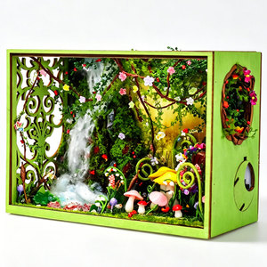 <span class=keywords><strong>Kit</strong></span> de maison miniature DIY Minihaven : Construisez votre mini-maison, serre <span class=keywords><strong>champignon</strong></span> <span class=keywords><strong>magique</strong></span>, boîte de rangement pour adultes - Product Image 1