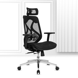 Modern <b>Computer</b> <b>Desk</b> Swivel Chair Adjustable High Back Lumbar Support Mesh Chair Ergonomic Executive Office Chairs - Product Image 1