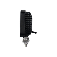 Projecteur de travail combiné 32 LED haute luminosité 7 pouces anti-vibration pour excavatrice, chargeuse, étanche, noir, 96W, DC 12-60V