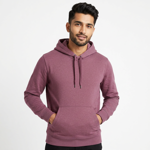 Sudadera con Capucha para Hombre, de Alta Calidad, 100% Algodón, Transpirable, Tejida, con Logotipo Personalizado, Altamente Recomendada para la Temporada de Invierno, Venta al Por Mayor - Product Image 1