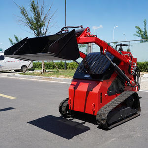 Chargeuse compacte sur pneus diesel 250 kg 300 kg 400 kg, <span class=keywords><strong>tracteur</strong></span> hydraulique 4x4, certifiée CE EPA - Product Image 2