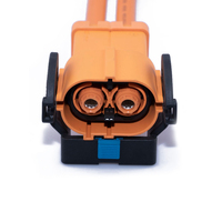 Connecteur DC HVIL à alimentation directe modèle YRL-808-002 Luckyconnectors 800 3 broches 120A 125A Haute tension Interlock PA66 Orange Zinc