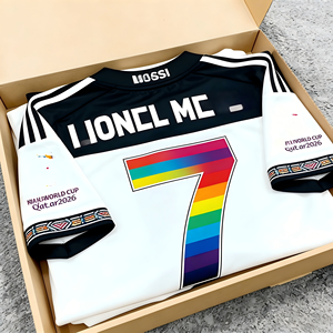 Maillot de football en gros Coupe du Monde 2026 Personnalisé Équipe Nationale d'Argentine Maillot Domicile Taille S-5XL - Product Image 1