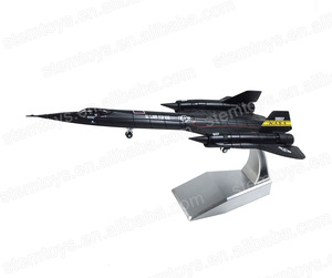 Modellini di Aerei da Caccia SR-71 Blackbird 23CM, Scala 1:144, Modelli in Metallo Pressofuso, Giocattoli da Collezione, Regalo Personalizzabile - Product Image 3