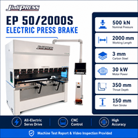 Prensa Plegadora CNC Servoeléctrica JialiPRESS EP 50/2000S 500KN de 2000 mm para Plegado de Chapa Metálica de 3 mm