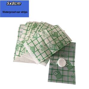 PU membran tahan air transparan hipoalergenik stiker telinga sekali pakai penutup telinga Pancuran bayi untuk anak-anak - Product Image 5