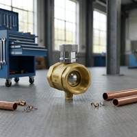 Válvula de bola de latón Gao Tong Q11F 16T con rosca interna, tamaño de puerto de 2 pulgadas, fabricada en China, con maneta metálica para circulación de agua en tuberías