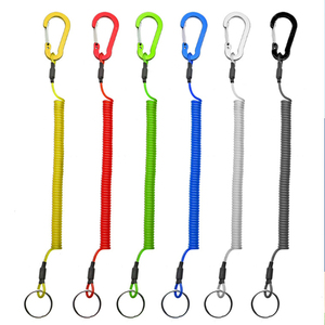 निः शुल्क नमूना सुरक्षा उपकरण वसंत कॉइल लेनियर्ड भारी शुल्क स्नैक क्लिप सुरक्षा रिट्रेटेबल स्टील वायर रस्सी - Product Image 1
