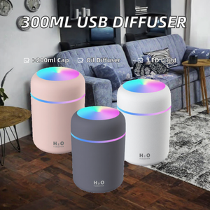 Humidificador de aire portátil multifunción USB para el hogar, el coche, pequeño, mini, de interior, de escritorio, difusor de aroma - Product Image 2