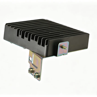 Amplificateur de puissance audio pour voiture 4 canaux 200 Watts 4Ω Classe AB avec boîtier en alliage d'aluminium