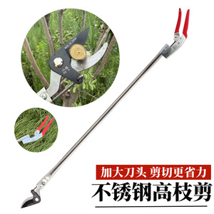 Sécateur à lame croisée en acier inoxydable Mountain Wisteria, design papillon, pour la taille des arbres fruitiers, usage en jardin, manche métallique manuel - Product Image 4