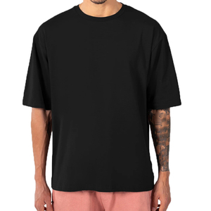 T-shirt Streetwear 320 g/m² coupe carrée 100 % coton uni pour homme, t-shirt épais à épaules tombantes et coupe oversize - Product Image 2